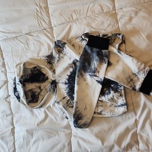 Girls cropped hoodie